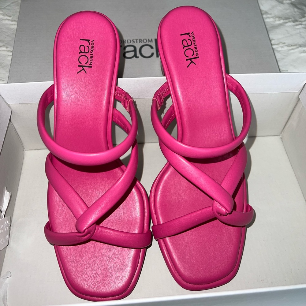 Nordstrom rack pink rose heels